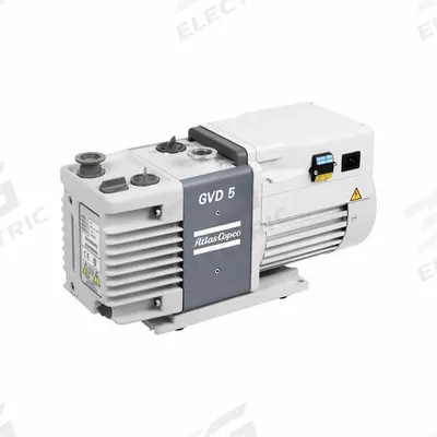 ATLAS COPCO Vacuum Pump: 0.6 hp, 1 Phase, 110/120V AC - Lubricated Rotary Vane Vacuum Pumps