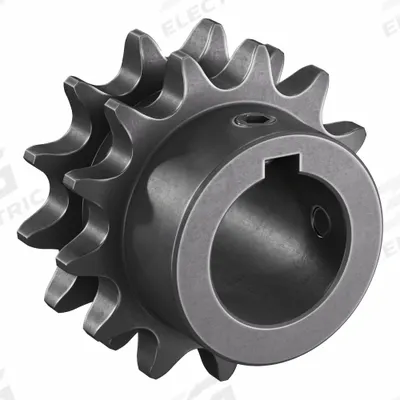 TRITAN Roller Chain Sprocket: 40-2, For 1/2 in Chain Pitch, 1 in Bore Dia, 13 Teeth - Size 40-2 Fixed-Bore Roller Chain Sprockets