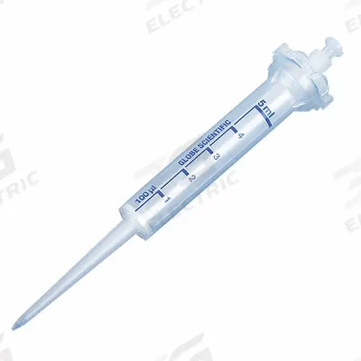 GLOBE SCIENTIFIC Dispenser Syringe Tip: Sterile, 500 ul Capacity, Bulk Bag, No Filter, Clear - Sterile Pipette Tips
