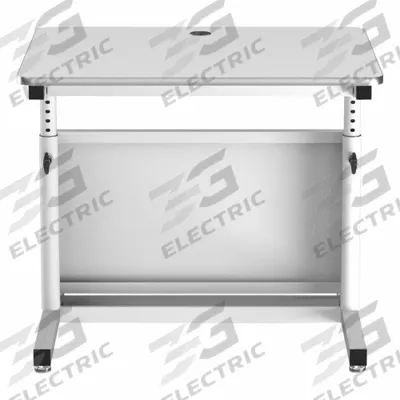 VERSADESK Standing Desk: White, Wood, 36 in Overall Wd, 30 in Overall Dp - Manual Adjustable-Height Desks