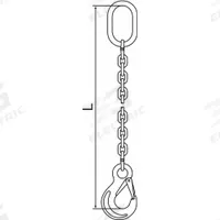 PEWAG Chain Sling: 3/16 in Chain Trade Size, 63 Chain Grade, Sling Hook, Stainless Steel, Fixed (MPN 5G63SOS/5). Key specifications — Hook Type Included: Sling Hook; Brand: PEWAG.