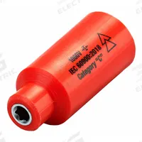 ITL Insulated Socket: 1/4 in Drive Size, 4 mm Socket Size, 1 5/8 in Overall Lg, 6-Point, Std, Chrome (MPN 07200). Key specifications — attr1204321: Not Tether Capable; attr1204320: Chrome; attr1204316: ITL.