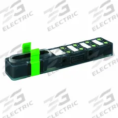 MURRELEKTRONIK M8 distribution block: EXACT8, 8 Ports, 3 Pole M8 Female, 5 m Cable Lg, Gray PUR/PVC (MPN 8000-88010-3570500). Key specifications — IP Rating: IP65; Features: Plastic Housings.