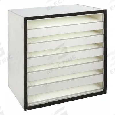 GRAINGER Air Filter: 24 in x 24 in x 12 in, 99.99% Filter Efficiency - 99.99% HEPA Air Filters