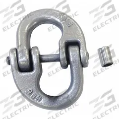 CROSBY Connecting Link: 100 Grade, 1/4 in Trade Size, 9/32 in Compatible Chain Trade Size, ASTM A952 (MPN 1015104). Key specifications — attr994697: CROSBY; attr994690: Oblong.