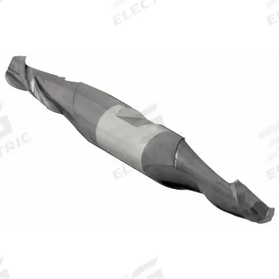 CLEVELAND Ball End Mill: Carbide, TiAlN Coated, Double End, 2 Flute, 3/8" Mill Dia - Double-End Carbide Ball End Mills