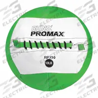 CHAMPION SPORTS Medicine Ball: 14 in Overall Dia, Green, 10 lb (MPN RPX10). Key specifications — attr989247: Green; attr991485: CHAMPION SPORTS.