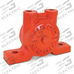 VIBCO Pneumatic Vibrator: 260 lbf, 16,000 vpm, 1/4 in NPT, BV, 77 dBA, Cast Iron, Continuous (MPN BV-190). Key specifications — attr671163: 77 dBA; attr671170: 260 lbf @ 80 psi; attr671165: 12,000 vpm @ 40 psi; attr671184: 1/4 in; attr671185: NPT; attr671192: NPT; attr671193: 1/4 in; attr671175: VIBCO.