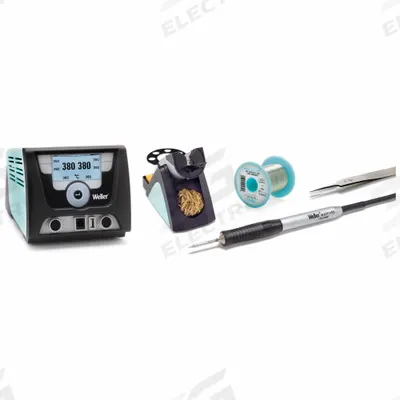 WELLER Soldering Station: 2 Channel, 200 W - Combination Soldering & Desoldering Stations