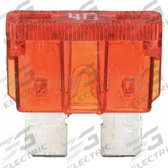 BUSSMANN Automotive Fuse: ATC Series, Fast-Acting, 40 A, 32 V DC, Non-Indicating (MPN ATC-40). Key specifications — Series: ATC; Brand: BUSSMANN; Fuse Profile: Standard Profile.