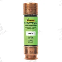 BUSSMANN Fuse: Class RK5, FRN-R Series, Time-Delay, 10 A, 250 V AC, 125 V DC, Non-Indicating (MPN FRN-R-10). Key specifications — Series: FRN-R.