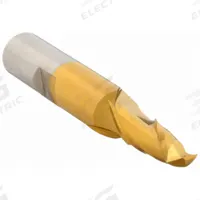CLEVELAND Square End Mill: Cobalt, TiN Coated, 2 Flute, 1/4" Mill Dia, 1/2" LOC, 2-7/16" OAL (MPN C32505)