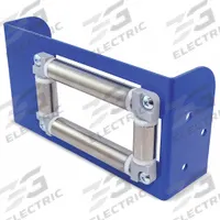 COXREELS Roller Guide: For T Series Reel Series, Stainless Steel, Blue, Steel, For 6 in Reel Wd (MPN 8731). Key specifications — Return Location: Multi-direction; Bracket Color: Blue; For Reel Series: T Series; Bracket Material: Steel; Roller Material: Stainless Steel; Brand: COXREELS.