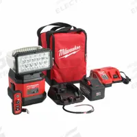 MILWAUKEE Work Light: M18™, Work Light, 4,250 lm Max., 3 Modes, 11 1/2 in Max. Ht, 18V DC (MPN 2123-21HD). Key specifications — attr1291275: 1 Battery, 1 Charger.