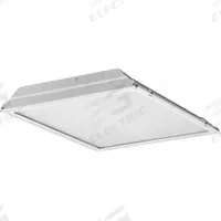 LITHONIA LIGHTING Recessed Troffer: 2 ft Lg, 2 ft Wd, 3,360 lm, 3500K, 28.6 W, 120 to 277V AC (MPN 2GTL 2 33L EZ1 LP835). Key specifications — attr1261884: 120 to 277V AC; attr1261878: LITHONIA LIGHTING; attr1261883: U-Bend T8; attr1261870: 3500K; attr1261880: Yes.