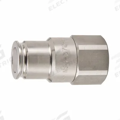 Parker Nose Piece Assembly Coupling: 3/8 in, Female Thread, 9/16"-18 Thread Size - NSS Series Hydraulic Quick-Connect Coupling Plugs