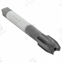 CLEVELAND Spiral Point Tap: 7/16"-14 UNC, 2B, 3 Flute, Plug Chamfer, Hardlube Coated Cobalt (MPN C96020)