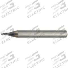 WIDIA HANITA Ball End Mill: Carbide, TiAlN Coated, 2 Flute, 2 mm Mill Dia, 2 mm LOC, 50 mm OAL (MPN 7N0102002RJ)