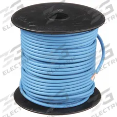GROTE Primary Automotive Wire: GPT, 100 ft, 1 Conductor, 14 AWG, Blue, 60 V Volt, SAE J1128 (MPN 87-7010). Key specifications — Brand: GROTE.