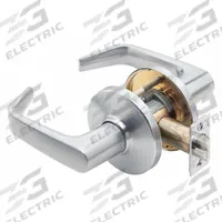 BEST Door Lockset: Passage Lever Locksets, Chrome, ADA Compliant, LFIC (MPN 9K30N15DS3626). Key specifications — Ligature Resistance: Not Ligature-Resistant; Brand: BEST; Lockset Function ANSI Code: F75; Visual Indicator Message: No Message; Lockset Style: 9K Contour Angle Return Lever; ADA Compliant: Yes; Finish: Satin Chromium-Plated : Zinc.