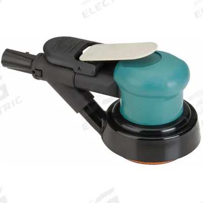 DYNABRADE Air Orbital Sander: 3 in Disc, Pressure Sensitive Adhesive, 3/16 in Orbit - Self-Vacuum Random Orbital Sanders