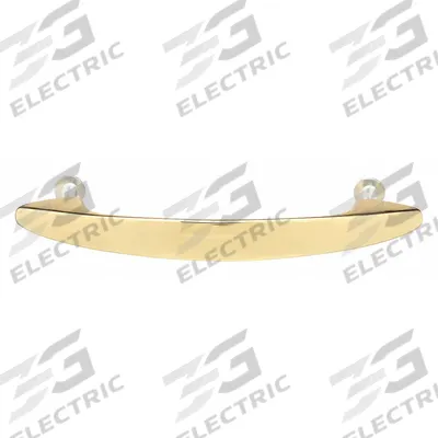 MONROE PMP Pull Handle: Threaded Holes, Zinc, Gold, #8-32 Screw Size, 0.13 in - Standard Pull Handles