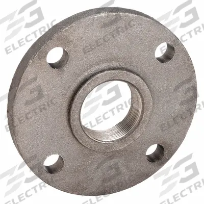 ANVIL Metal Pipe Flange: 1 1/2 in, Female NPT Threaded, Cast Iron, Flat Flange - Threaded Steel & Iron Pipe Flanges