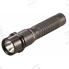 STREAMLIGHT Rechargeable Flashlight: Rechargeable, 375 lm, 2.5 hr Run Time at Max. Brightness, Black (MPN 74301). Key specifications — Brand: STREAMLIGHT; Switch Location: Tail; Charger Style Included: AC/DC Cords with Charger; Battery Requirements - Broad: Includes Rechargeable.