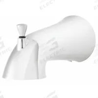 SPEAKMAN Diverter Tub Spout: 1/2 in Connection Size, Slip-Fit Connection, 6 1/8 in Spout Reach (MPN S-1562). Key specifications — Tub Spout Connection Type: Slip-Fit; Trim Finish: Chrome; Tub Spout Material: Metal; Brand: SPEAKMAN.