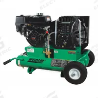 SPEEDAIRE Portable Gas Air Compressor: 2 Stage, 9 hp Engine, Honda, 18.3 cfm @ 90 psi, Wheelbarrow (MPN AS2-PH08-08G). Key specifications — attr50858: Honda; attr50844: SPEEDAIRE.