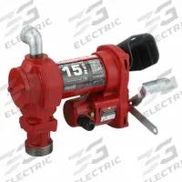 FILL-RITE Electric Drum Pump: 12 V DC, 1/4 hp HP, 15 gpm Max. Flow Rate, Pump Only, Cast Iron, Bung (MPN FR1204H). Key specifications — Brand: FILL-RITE; Meter: Not Included.