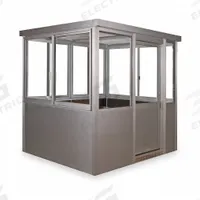 Assembled Guard Building: 6 ft x 4 ft x 8 ft, Does Not Include A/C Unit, 4 Windows (MPN 7648SL). Key specifications — Brand: PORTA-KING.