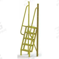TRI-ARC Configurable Platform Ladder: 7.7 ft Overall Ht, 30 in Overall Wd, 20 in Overall Dp, Steel (MPN UCL7505246). Key specifications — Material: Steel; Color: Yellow; Brand: TRI-ARC.