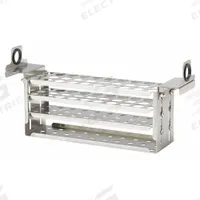 Tube Rack: 3 in Overall Wd, 4 1/2 in Overall Ht, 13 in Overall Lg, Stainless Steel, Silver (MPN 510-675). Key specifications — Material: Stainless Steel; Color: Silver; Product Type: Test Tube Rack; Total Holding Capacity: (30) Wells; Brand: POLYSCIENCE.