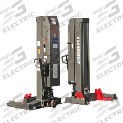 GRAY Vehicle Lift System: Electric/Hydraulic, 7 ton Load Capacity, Wireless - Vehicle Lift Systems