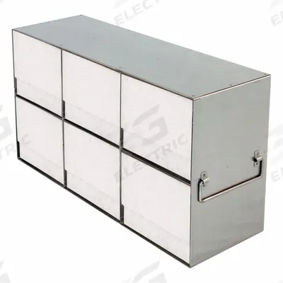 ARGOS TECHNOLOGIES Freezer Rack: 18 1/4 in Overall Lg, 5 7/8 in Overall Wd, Stainless Steel - Cold Storage Racks