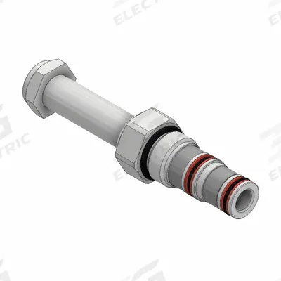 Parker Spool Valve: Steel, Screw-In, Two Positions, Three-Way, C08-3 Valve Cavity Size - Solenoid Cartridge Valves