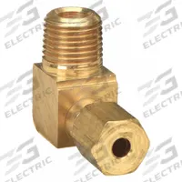 PARKER Compression Fitting Elbow: 1/8 in OD x 1/8 in Pipe Fitting Size, Compression x MNPT, 10 PK (MPN 269C-2-2). Key specifications — Brand: PARKER.