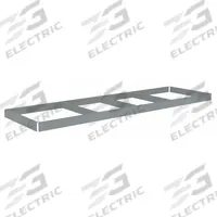 TENNSCO Shelf: 84 in x 18 in, 1,500 lb Load Capacity, Gray, Shelf (MPN ZLES-8418). Key specifications — Includes: (4) Beams; Shelf Configuration: Single Straight; Color: Gray; Frame Material: Steel; Brand: TENNSCO; Frame Finish: Zinc Plated; Product Type: Shelf.