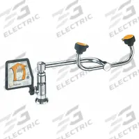 GUARDIAN EQUIPMENT Plumbed Eyewash: Std, Eyes Coverage, Push Plate, Left Side, Gen Purpose (MPN G1806LH). Key specifications — Activation: Push Plate; Counter Mount Location: Left Side; Brand: GUARDIAN EQUIPMENT.