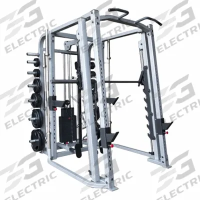 PROMAXIMA Outlaw Rack System: Powder Coated, Vinyl, 123 in Overall Lg - Multi Gym Machines