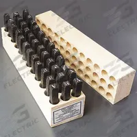 YOUNG BROS. STAMP WORKS Hand Stamp Kit: 0 thru 9 (6 doubles as 9)/Ampersand (&)/A thru Z, Steel (MPN 00363). Key specifications — Material: Steel; Brand: YOUNG BROS. STAMP WORKS; Characters Included: Ampersand (&).