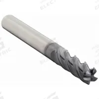 WIDIA HANITA Corner Chamfer End Mill: Carbide, TiAlN Coated, 4 Flute, 5/16" Mill Dia, 1/2" LOC (MPN TF4V4508003)