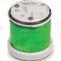 EDWARDS SIGNALING Tower Light Module: Flashing/Steady, 24V AC/24V DC, Green, 48 mm Overall Dia (MPN 248LEDMG24AD). Key specifications — Brand: EDWARDS SIGNALING; Compatible with Series: 200 Class; Lens Color: Green; Operating Voltage: 24V DC; Manufacturer Part Number: 248LEDMG24AD.