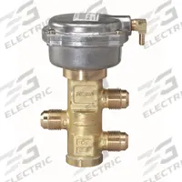SIEMENS 3-Way Pilot Valve: SAE Flare, 1/2 in Port Size, Normally Closed/Normally Open (MPN 656-0009). Key specifications — Brand: SIEMENS; Manufacturer Part Number: 656-0009; Includes: Actuator Included; Product Type: 3-Way Mixing Valve; Valve Action: Normally Closed; Port Configuration: SAE Flare.