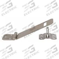 APPROVED VENDOR Hasp: Steel, 1 1/8 in Ht, 4 1/2 in Lg, 1 1/2 in Wd (MPN 4PE35). Key specifications — Brand: APPROVED VENDOR; Material: Steel.