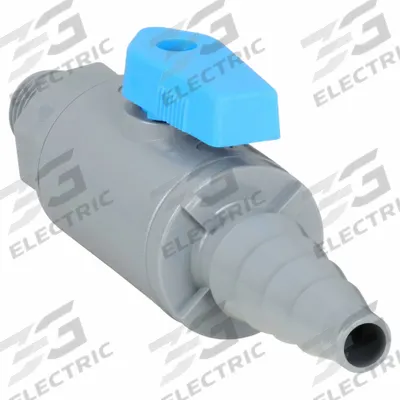 APPROVED VENDOR Manual Two-Way Ball Valve: 1/4 in, PVC, Straight, MNPT x Barb - PVC Ball Valves