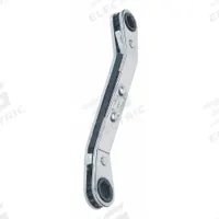 PROTO Box End Wrench: Chrome, 5/8 in_11/16 in Head Size, 8 in Overall Lg, Offset, Reversing, SAE (MPN J1184-A). Key specifications — attr309490: Chrome; attr309484: Yes; attr309492: No; attr324928: PROTO.
