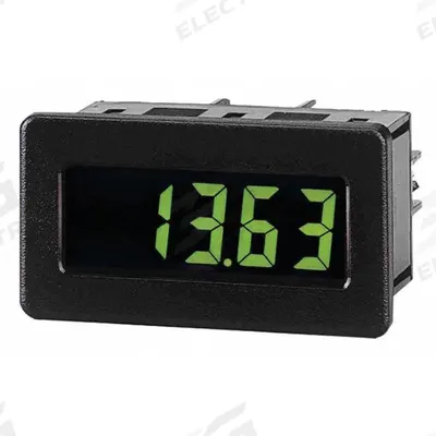 RED LION Voltage Meter: 1,999 Display Span - Min, -1,999 Display Span - Max, 28 V AC - DC Voltage Digital Panel Meters