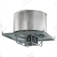Axial Upblast Roof Exhaust Fan: Direct Drive, 36 in Blade, 21,200 cfm, TEFC, 5 hp, 230/460V AC, 3 (MPN AML-36-5-3-EXP). Key specifications — Number of Speeds: 1; Nameplate Voltage: 230/460V AC; Brand: AMERICRAFT FAN.